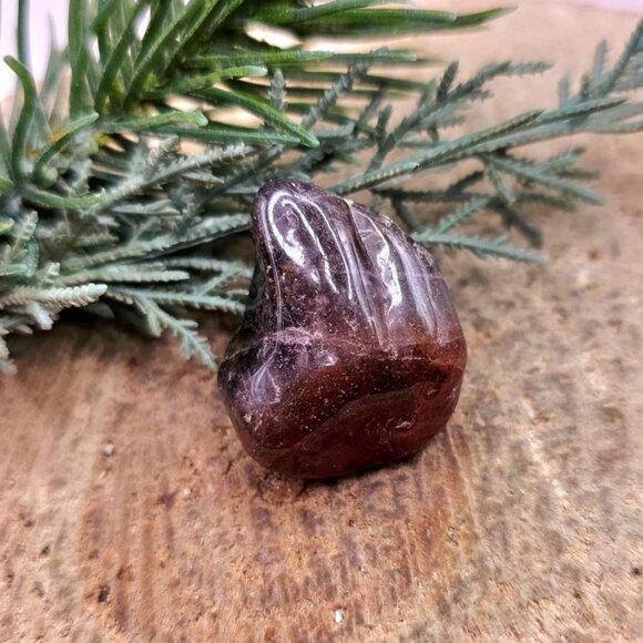 Nature Auralite 23 Polished Stone With Mesh Cage Adjustable Bracelet - Picture 3 of 10